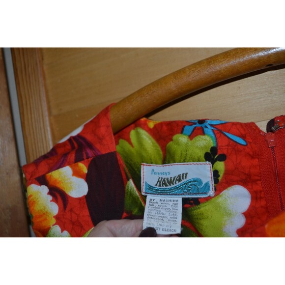 Vintage Hawaiian Tunic Resort Blouse 1970s - Picture 6 of 7